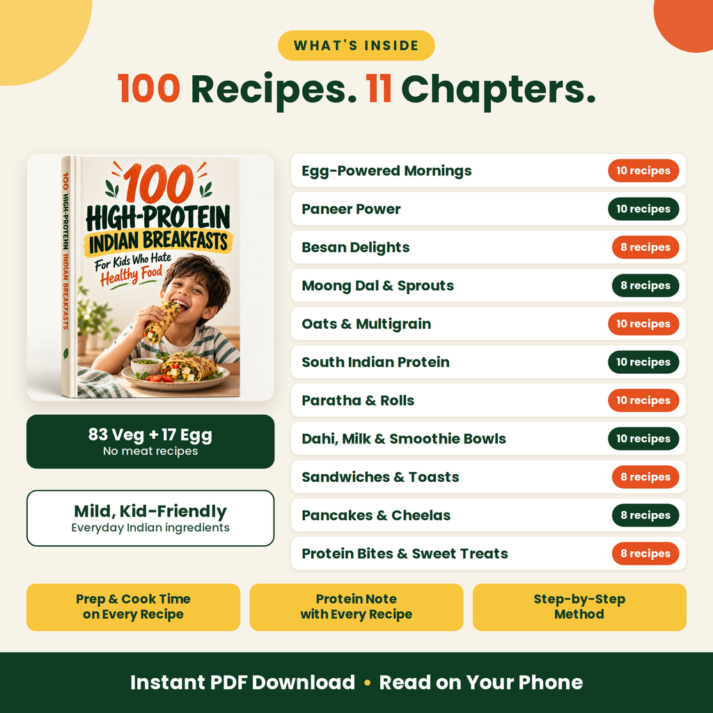 100 High Protein Indian Breakfasts